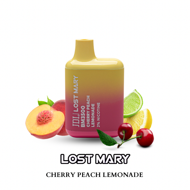 Picture of JDI LOST MARY BM-3500PUFF-20MG-CHERRY PEACH LEMONADE