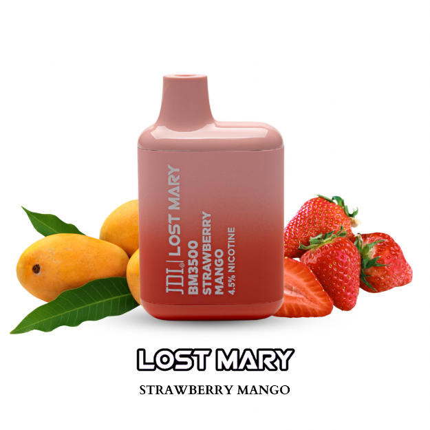 Picture of JDI LOST MARY BM-3500PUFF-45MG-STRAWBERRY MANGO