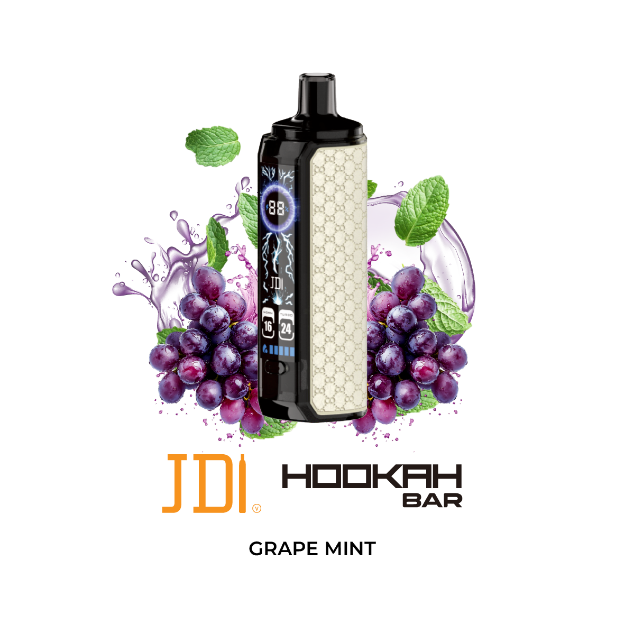 Picture of JDI HOOKAH BAR-25000PUFF-6MG-GRAPE MINT
