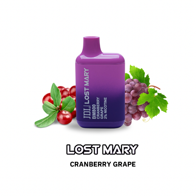 Picture of JDI LOST MARY BM-800PUFF-20MG-CRANBERRY GRAPE