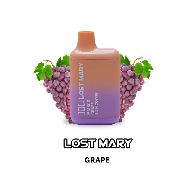 Picture of JDI LOST MARY BM-800PUFF-20MG-GRAPE