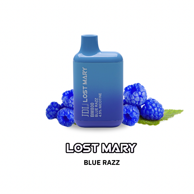 Picture of JDI LOST MARY BM-800PUFF-45MG-BLUE RAZZ ICE