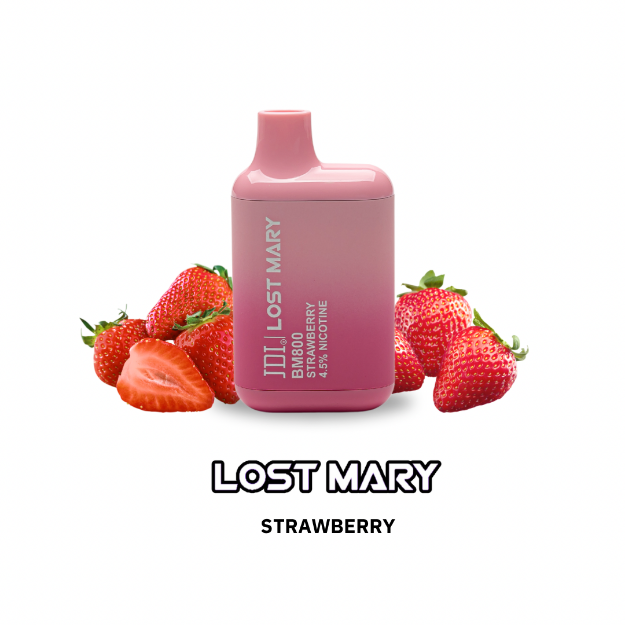 Picture of JDI LOST MARY BM-800PUFF-45MG-STRAWBERRY
