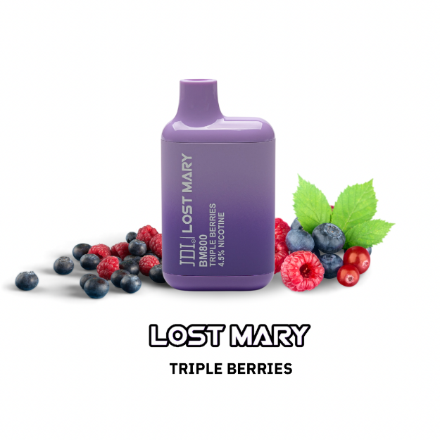 Picture of JDI LOST MARY BM-800PUFF-45MG-TRIPLE BERRIES